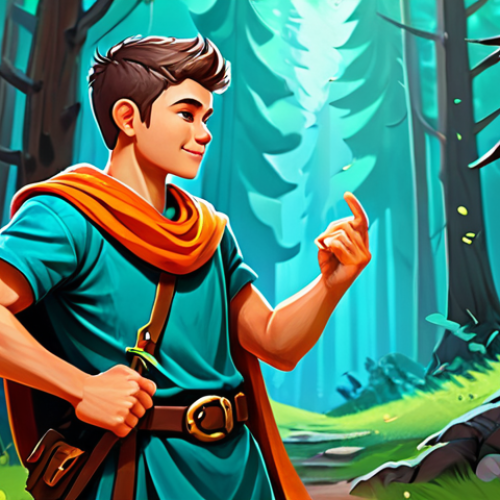 Home 24 Digital Painting in Procreate**
"A vibrant digital painting of a fantasy character, created in Procreate on an iPad Pro. The character is a young adventurer, fully clothed in practical, fantasy-inspired attire. Background shows a stylized forest. Perfect anatomy, well-formed hands, proper finger count, natural pose, safe for work, appropriate content, fully clothed, professional, family-friendly."
**