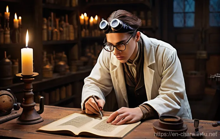 캐릭터디자인 중점 학습 과목 - **"The Artisan of Echoes"**: A full-body shot of a character, gender-neutral, in a bustling, vibrant...