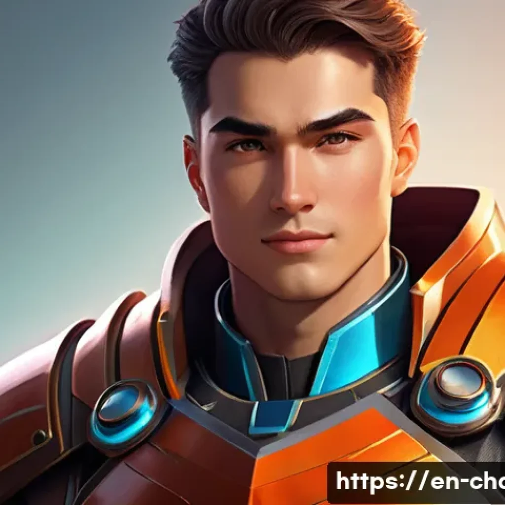 캐릭터디자인 자격증 필기 시험 준비 전략 - A dynamic character design concept featuring a heroic male figure with exaggerated broad shoulders a...